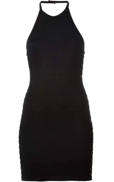 Balmain Halter Neck Mini Dress - Runway Catalog