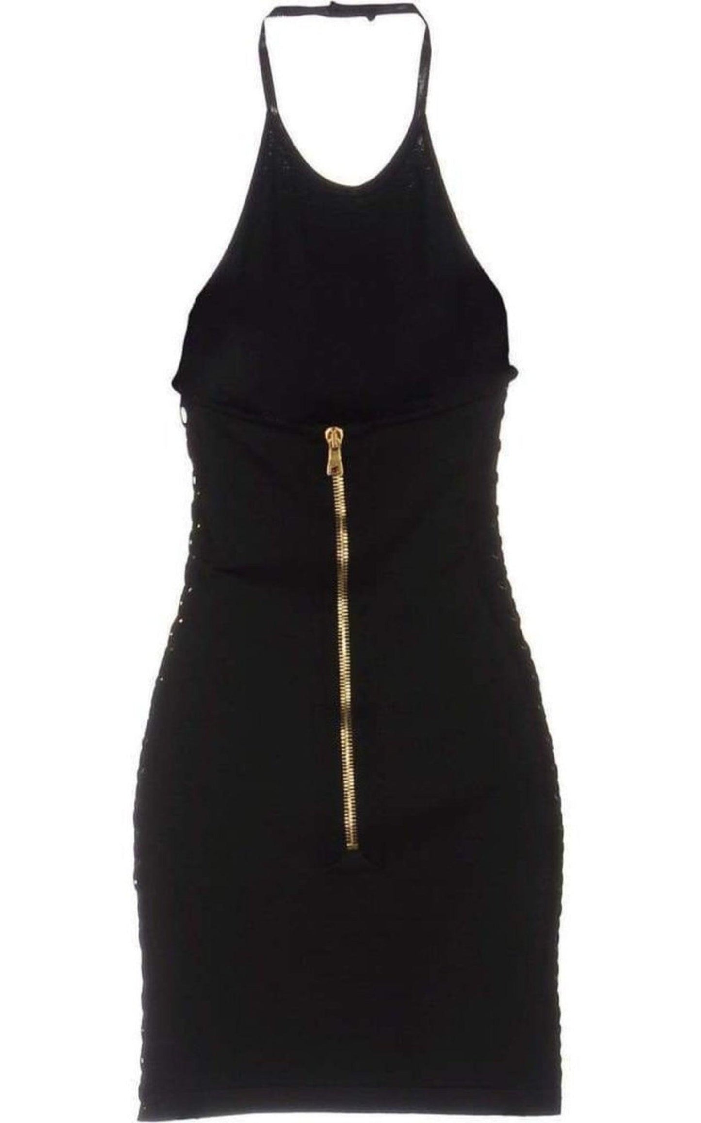 Halter Neck Mini Dress Balmain