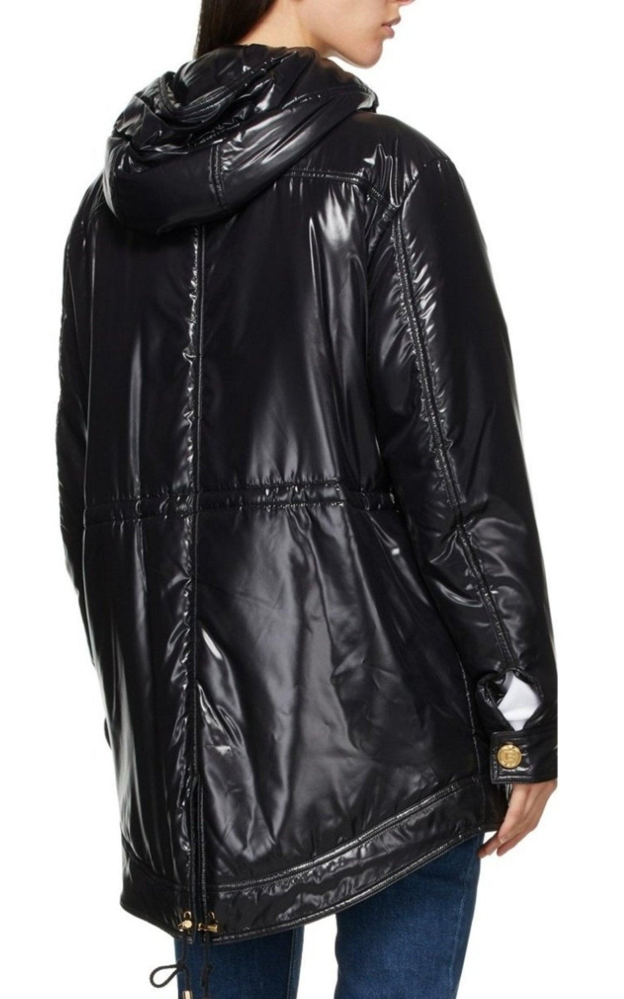Balmain High - shine Hooded Jacket - Runway Catalog