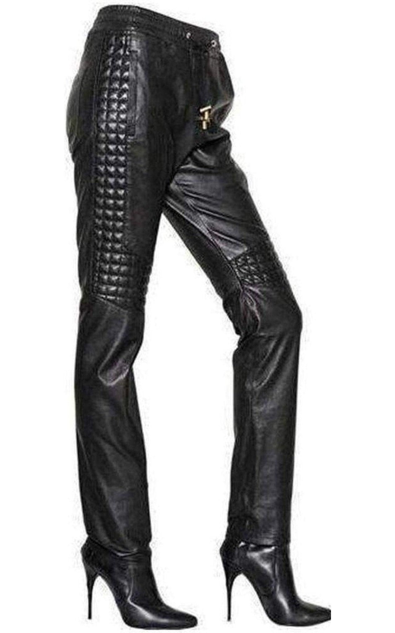 Balmain Leather Trouser Pants - Runway Catalog