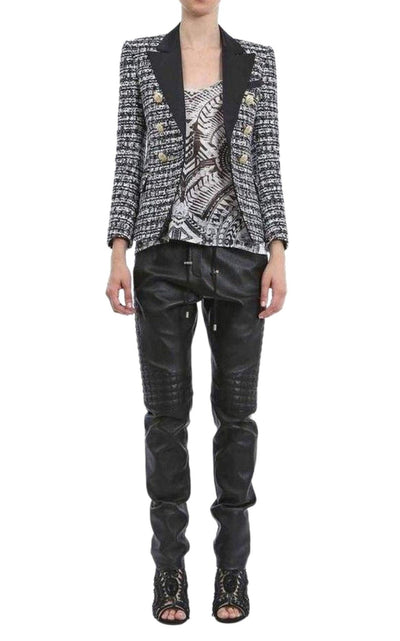 Balmain Leather Trouser Pants - Runway Catalog