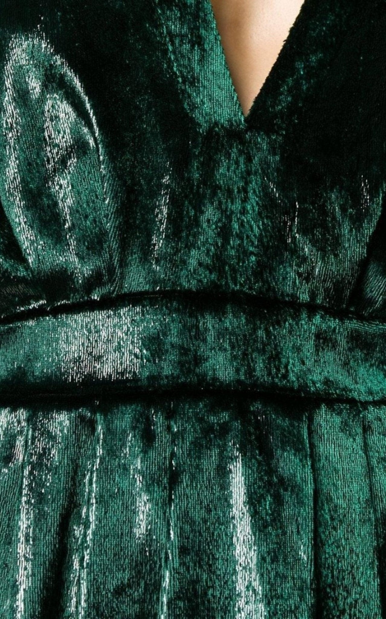 Balmain Metallic Flared Dress - Runway Catalog