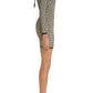 Monogram Jacquard Wool Blend Minidress Balmain