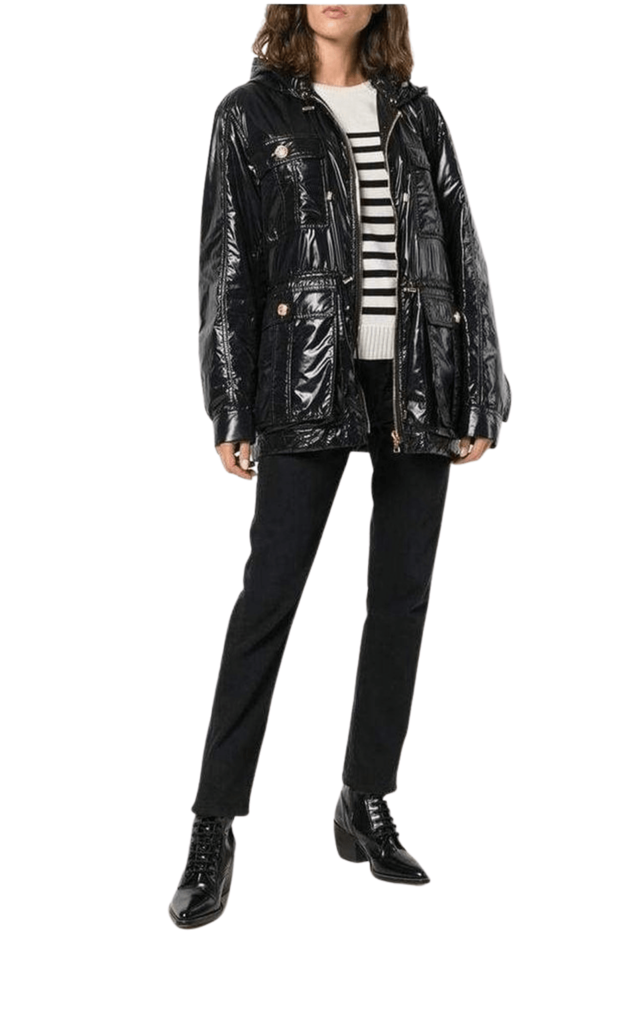 Balmain Multi - Pocket Parka Jacket - Runway Catalog