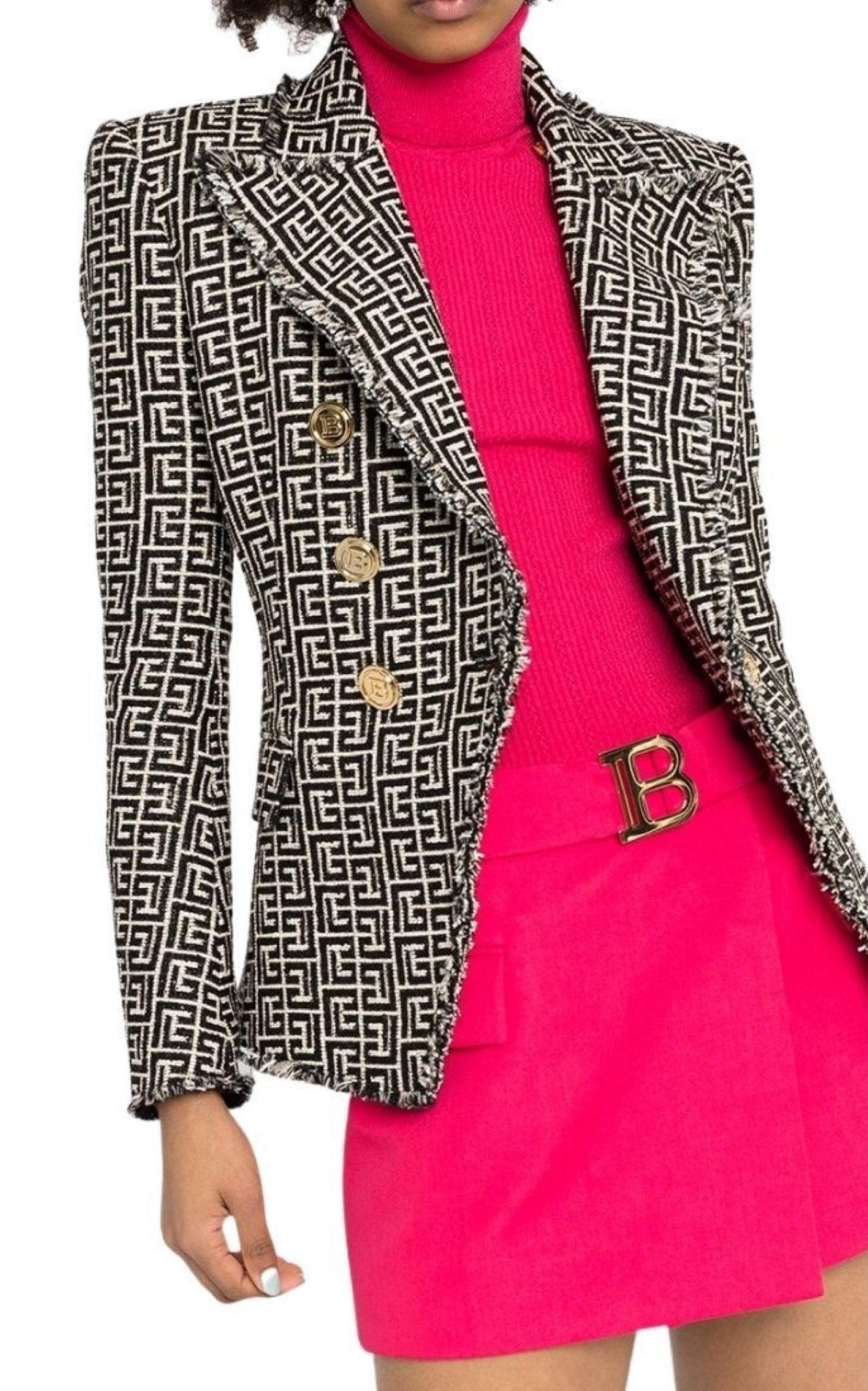 Balmain Rib - knit Turtleneck Jumper - Runway Catalog