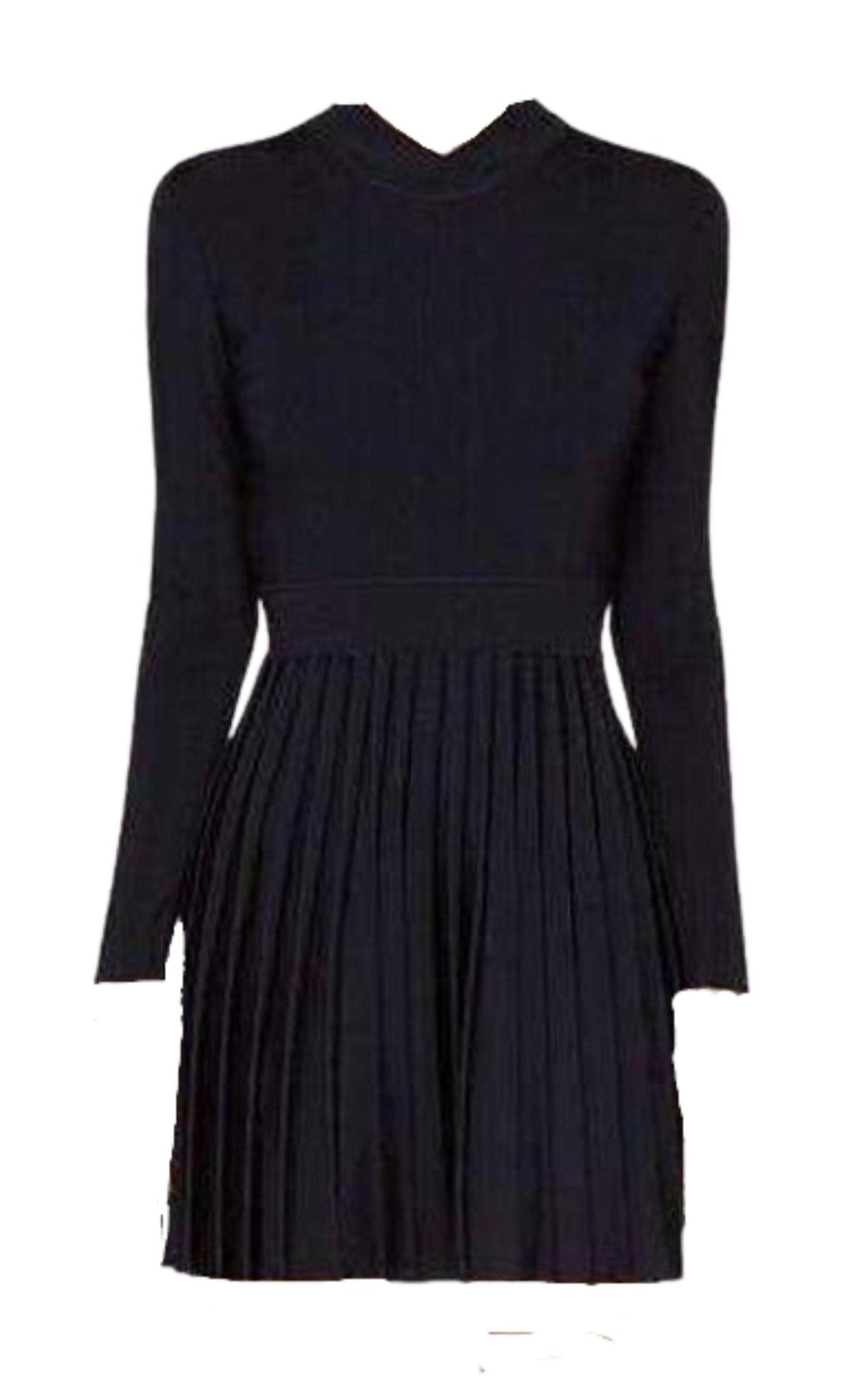 Balmain Ribbed Stretch Knit Mini Dress - Runway Catalog