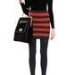 Striped Stretch-Knit Mini Skirt Balmain