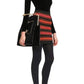 Striped Stretch-Knit Mini Skirt Balmain