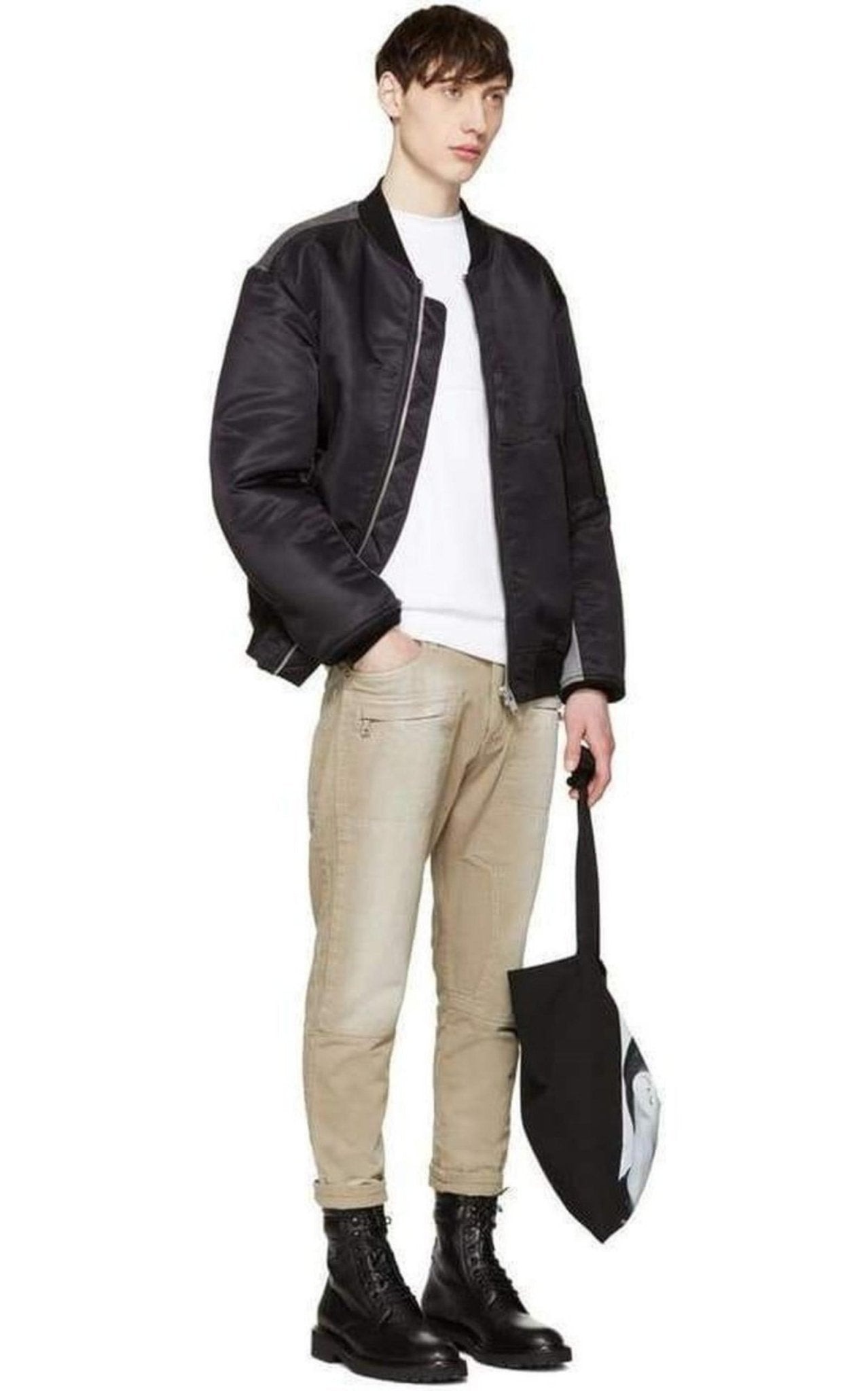 Balmain Tan Cropped Jeans - Runway Catalog