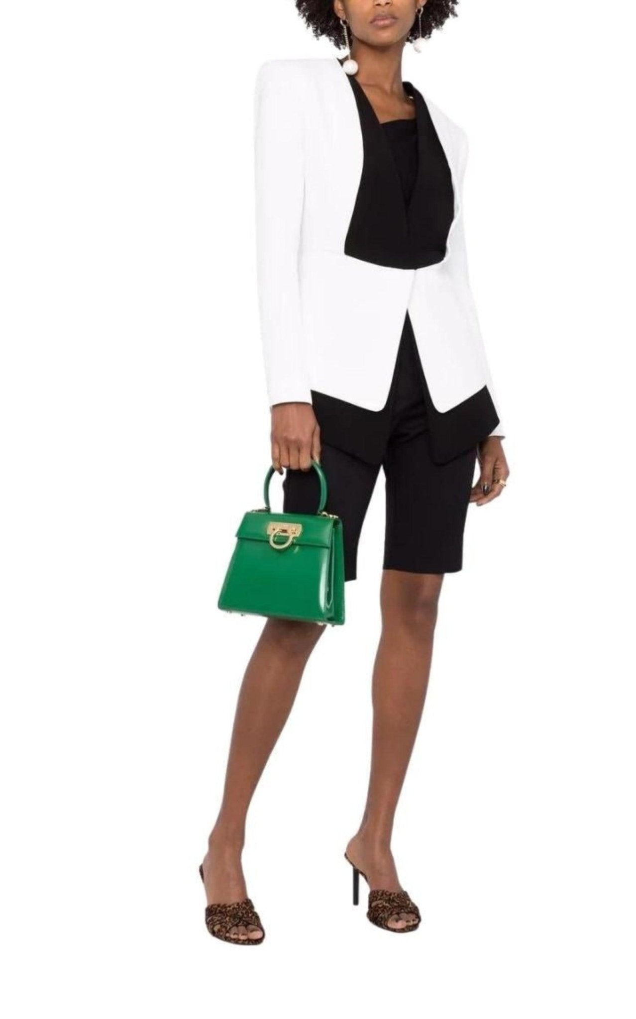 Balmain Two - tone Crepe Blazer - Runway Catalog