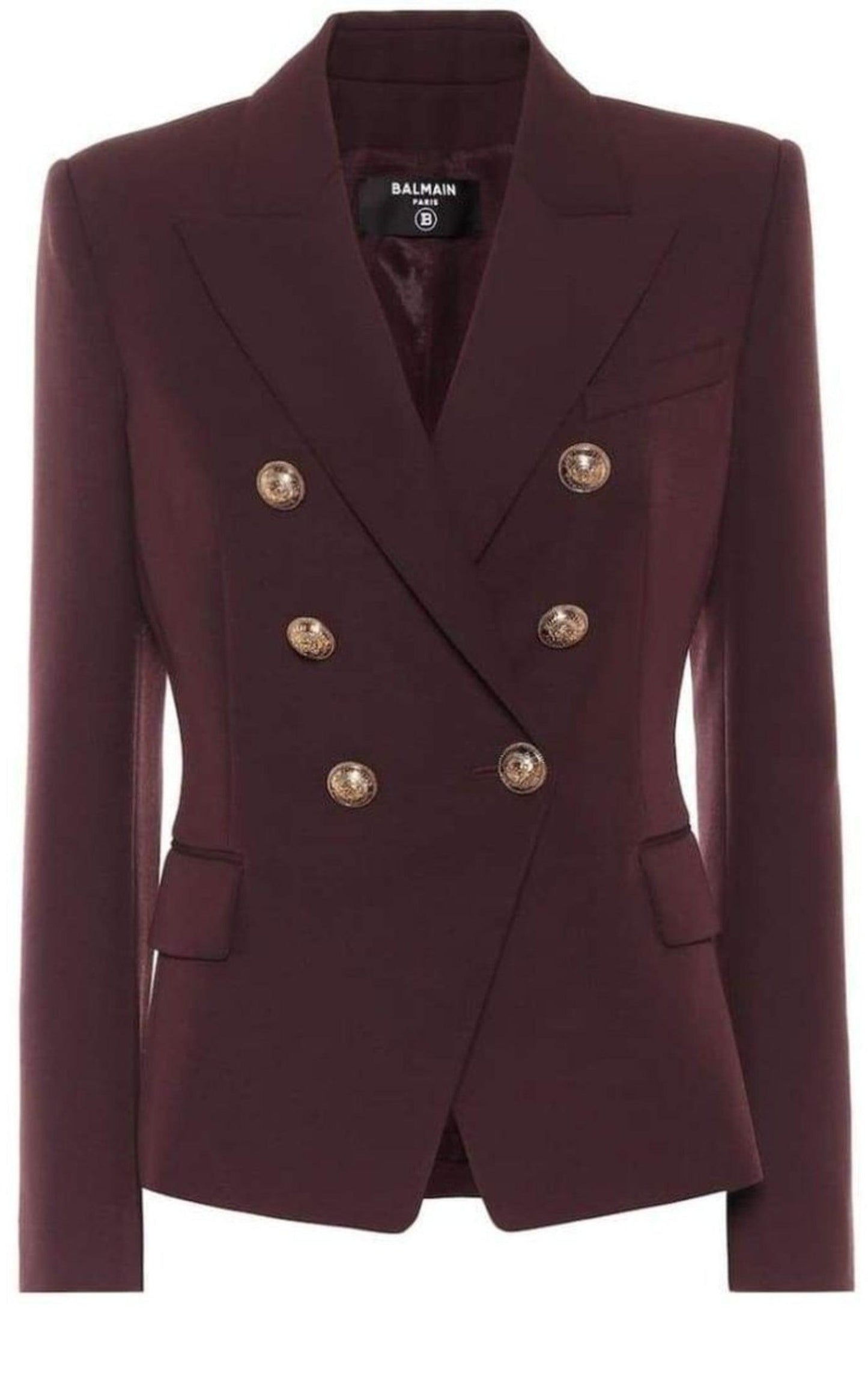 Balmain Wool Double-Breasted Blazer