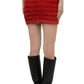 Zipped Tweed Mini Skirt Balmain