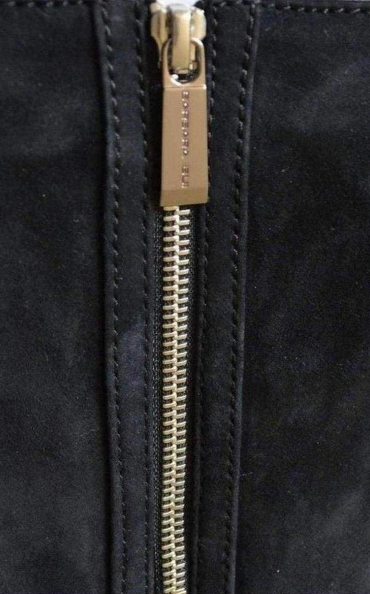 Barbara Bui Black Leather Fringe Skirt - Runway Catalog