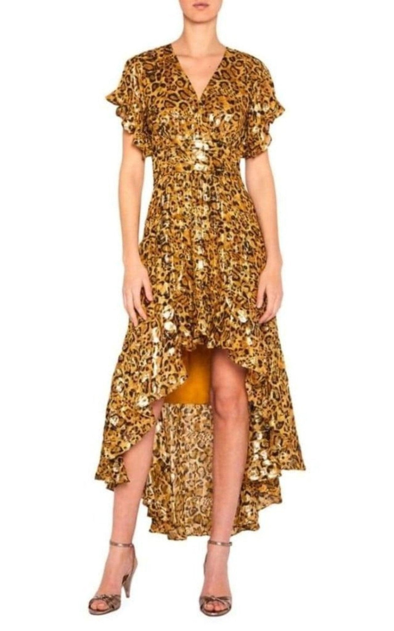 BA&SH Grace Silk Blend Dress - Runway Catalog