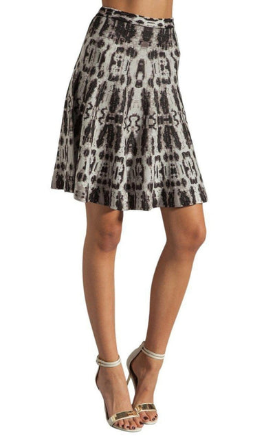 BCBGMAXAZRIA A - line Silk Blend Skirt - Runway Catalog