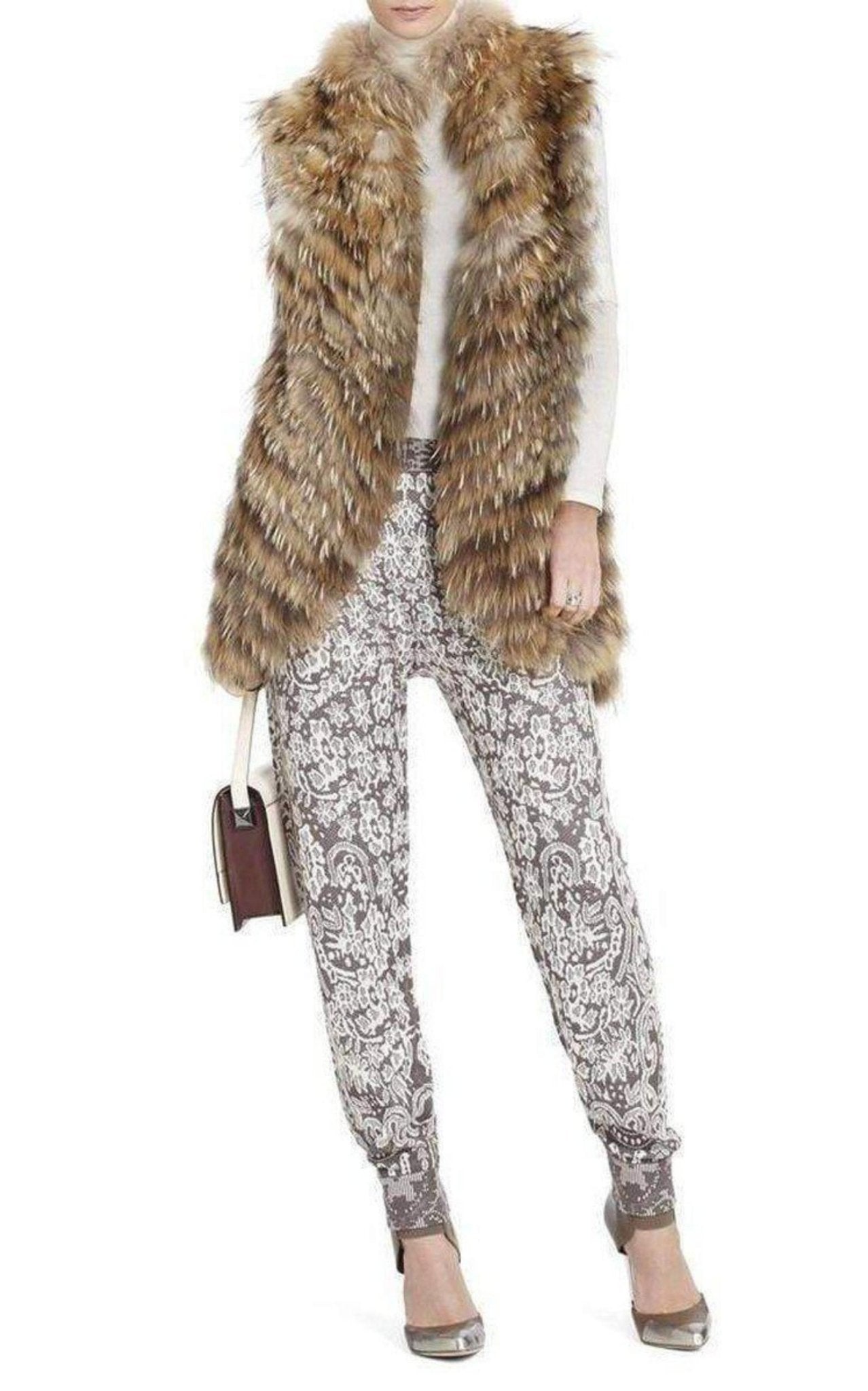 BCBGMAXAZRIA Alder Relief Jacquard Lace Silk Blend Sweat pant - Runway Catalog