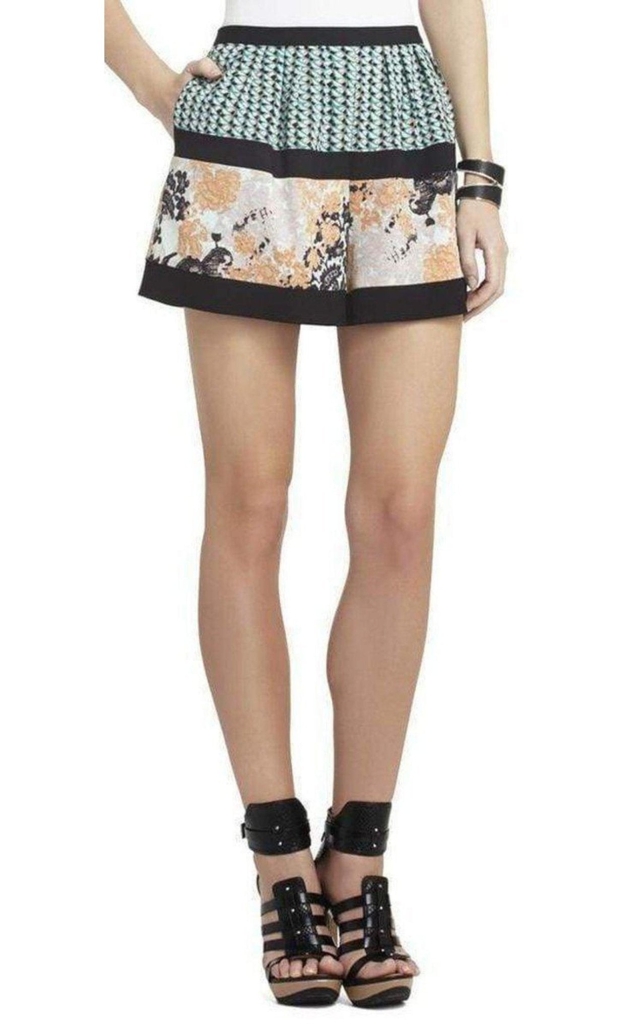 BCBGMAXAZRIA Annika Printed Play Shorts - Runway Catalog