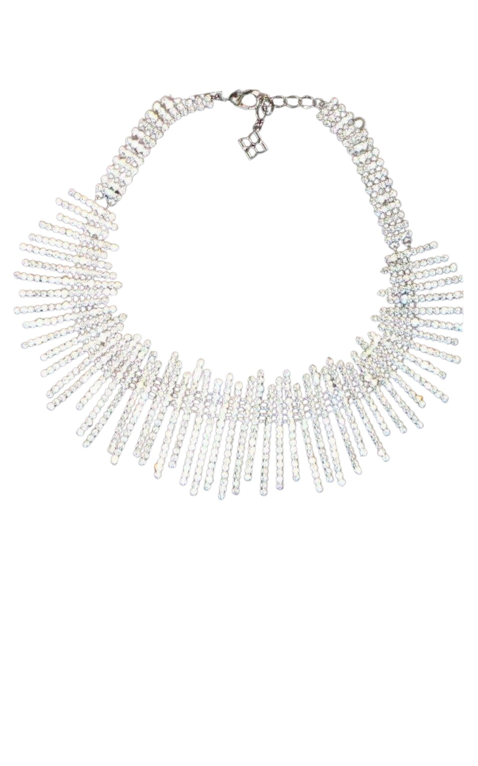 Art Deco Pave Necklace BCBGMAXAZRIA