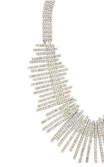 BCBGMAXAZRIA Art Deco Pave Necklace - Runway Catalog