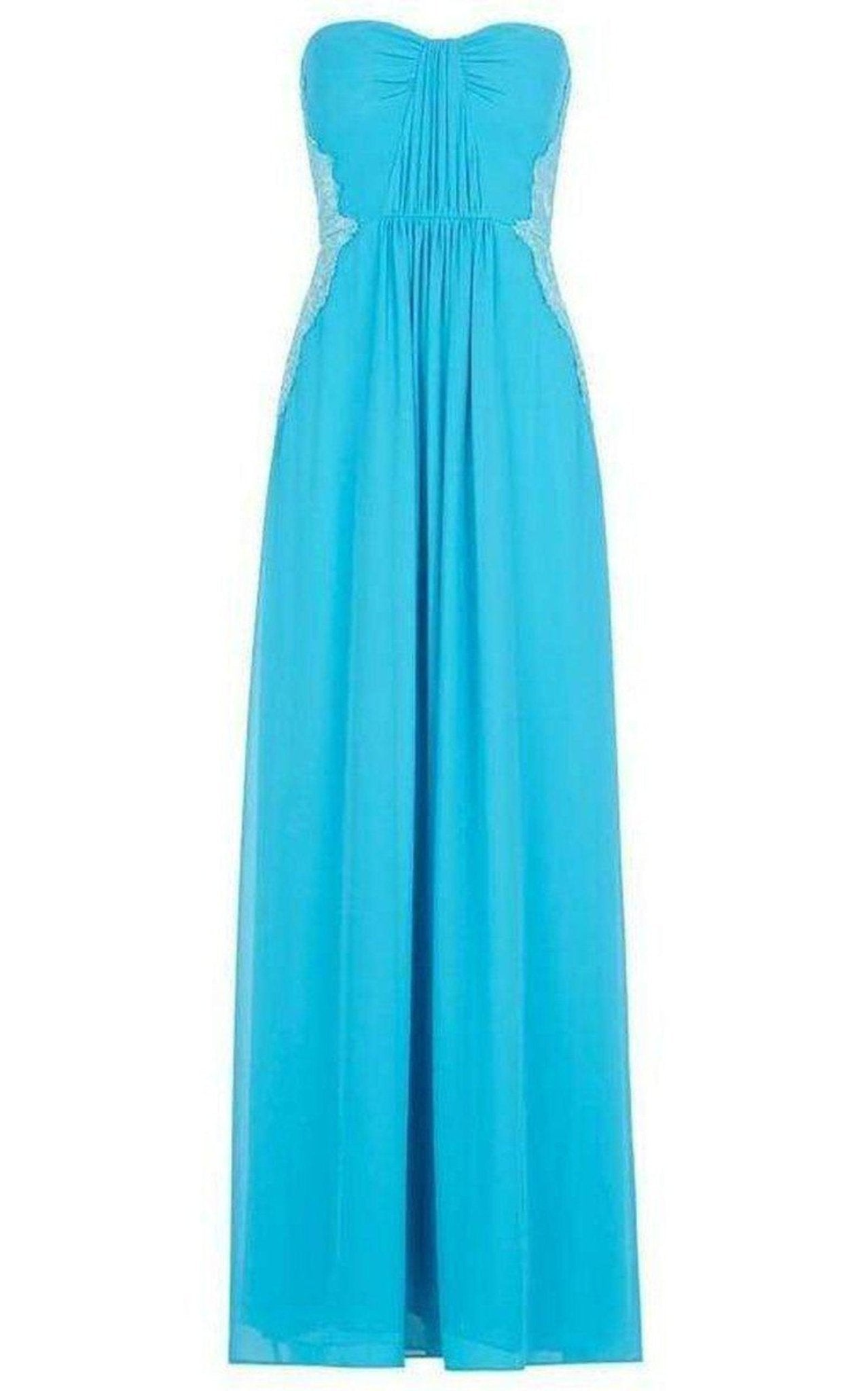 BCBGMAXAZRIA Ashby Strapless Lace - Trim Gown - Runway Catalog