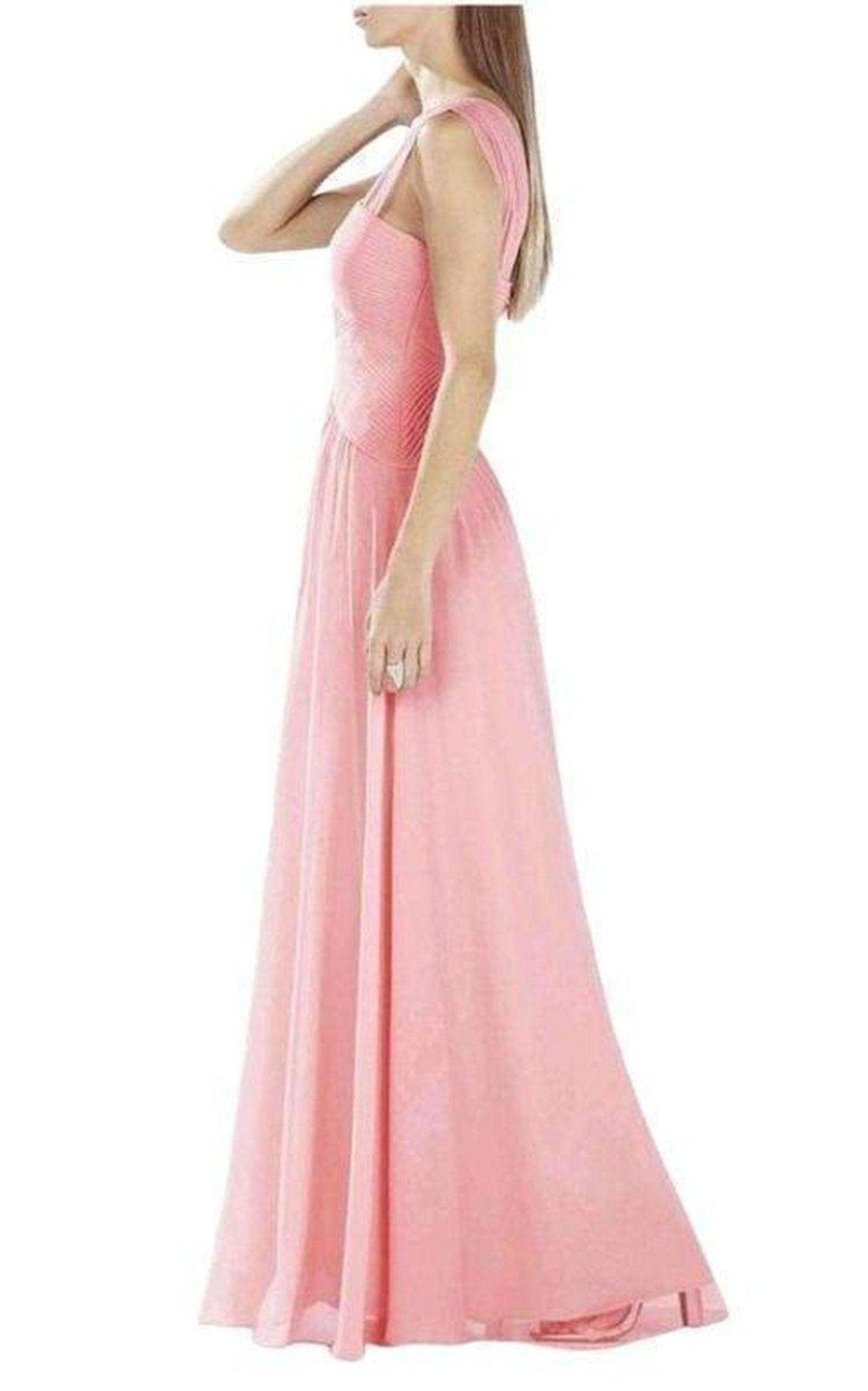 BCBGMAXAZRIA Astella Sleeveless Shirred Gown - Runway Catalog