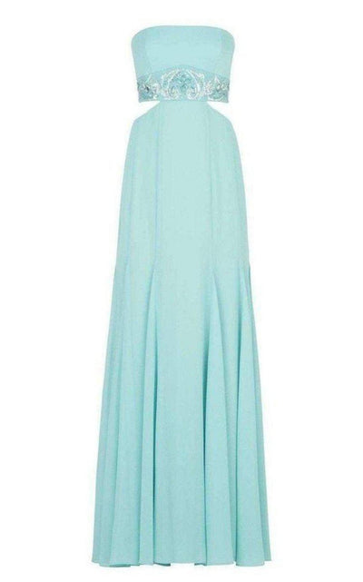 BCBGMAXAZRIA Axelle Strapless Waist Cutout Gown - Runway Catalog