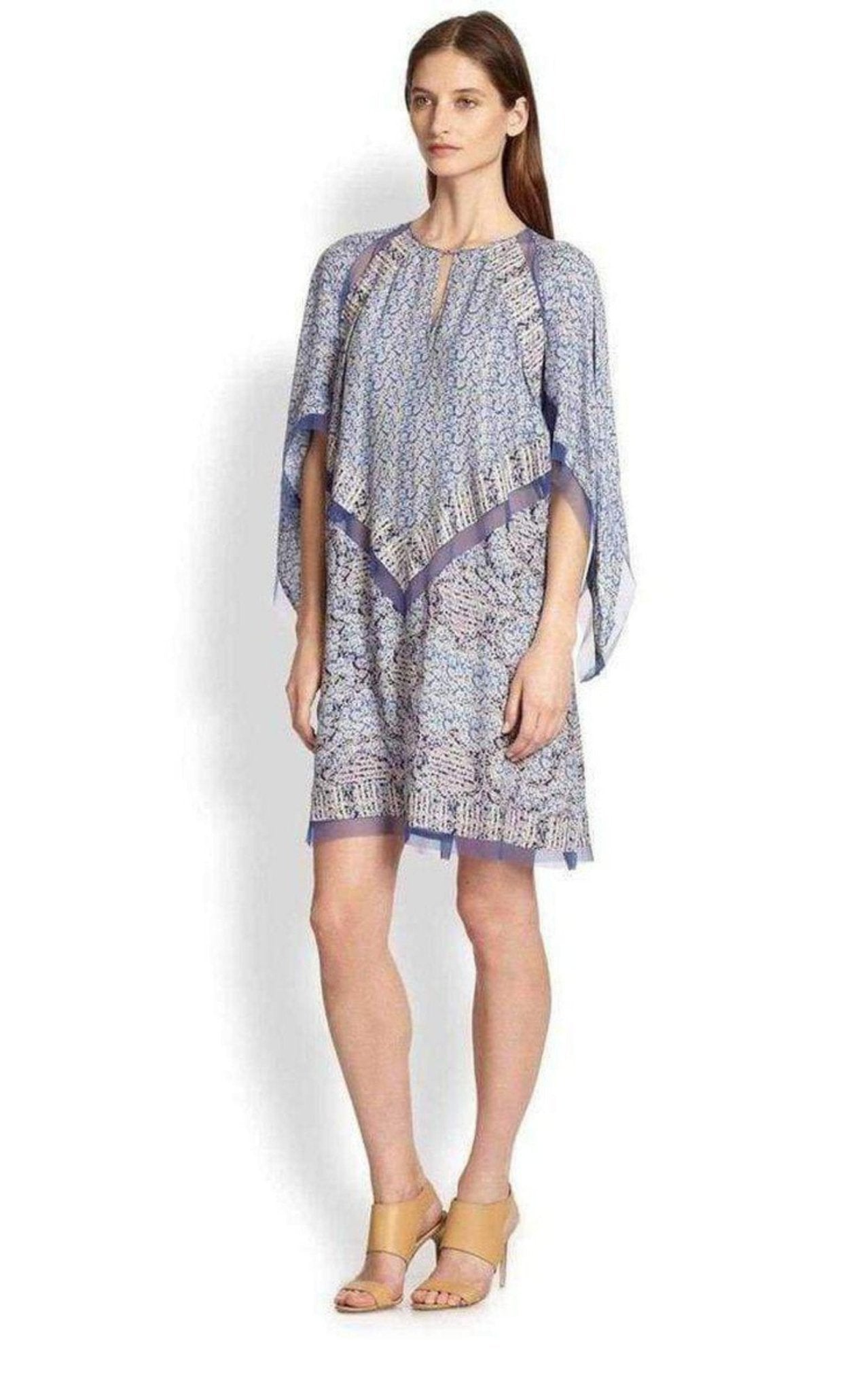 BCBGMAXAZRIA Bardot Printed Long Sleeve Dress - Runway Catalog