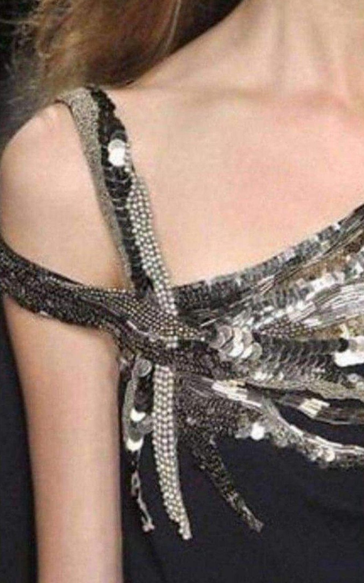 BCBGMAXAZRIA Beaded High Low Gown - Runway Catalog