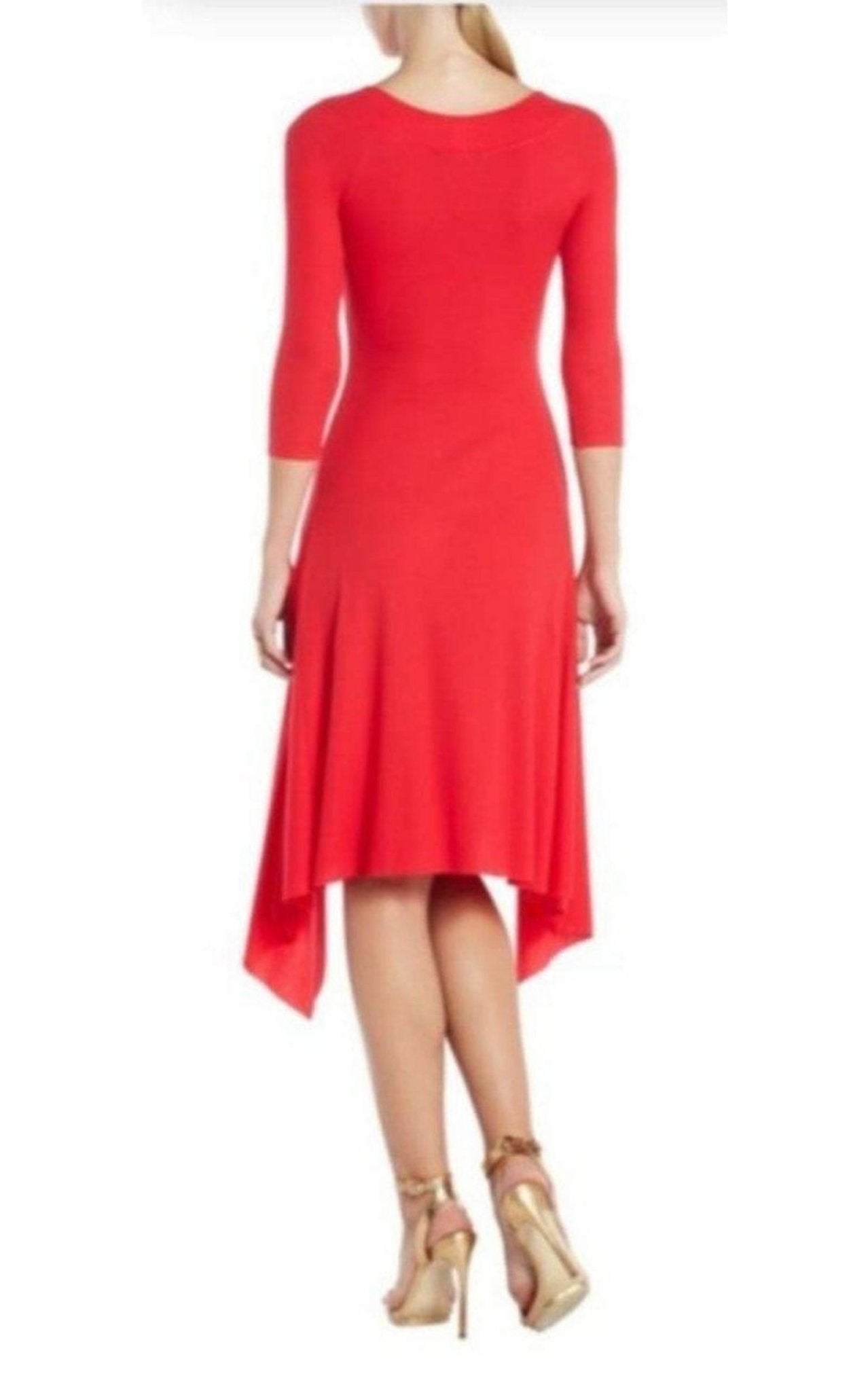 BCBGMAXAZRIA Bess Off - The - Shoulder Asymmetrical Dress - Runway Catalog