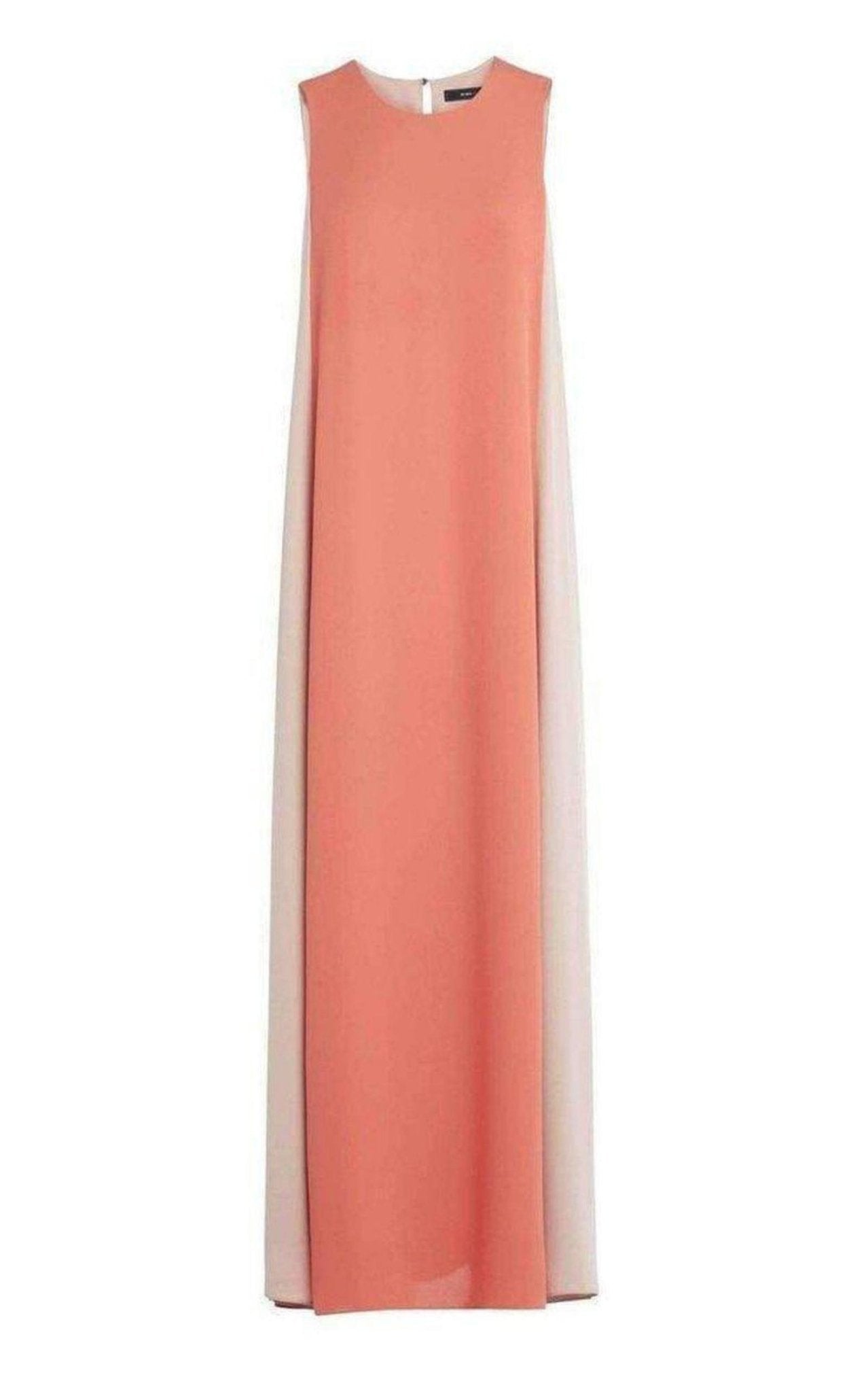 BCBGMAXAZRIA Bethanie Sleeveless Color - Blocked Maxi Dress - Runway Catalog