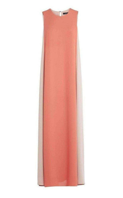 BCBGMAXAZRIA Bethanie Sleeveless Color - Blocked Maxi Dress - Runway Catalog