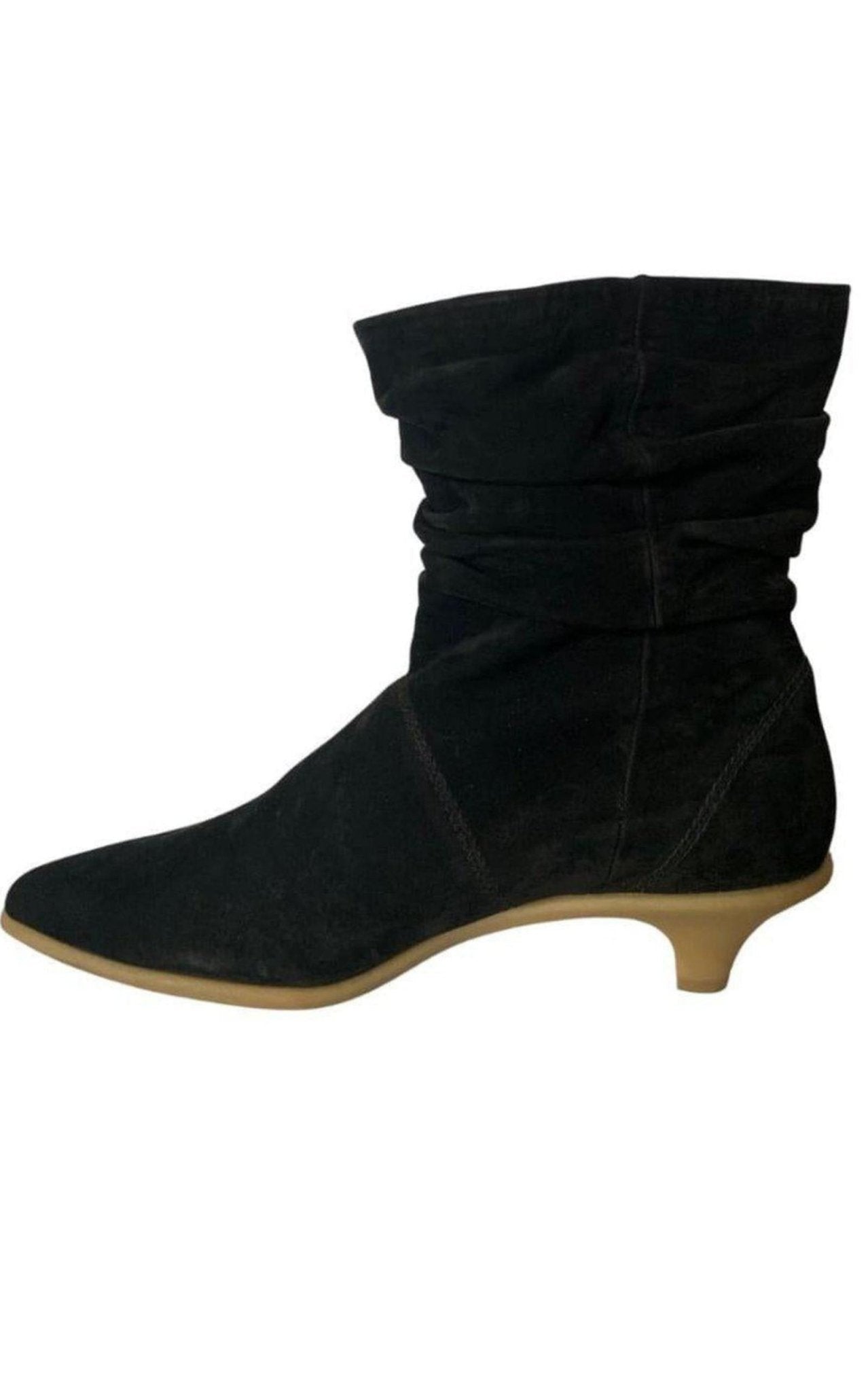 BCBGMAXAZRIA Black Comfortable Leather Boots - Runway Catalog