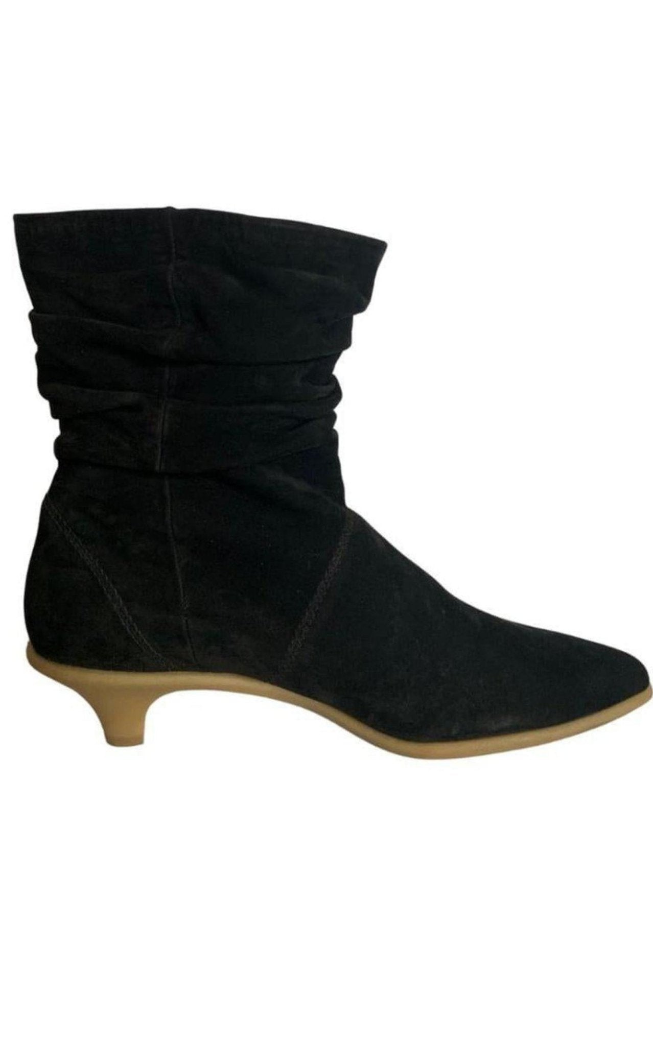 BCBGMAXAZRIA Black Comfortable Leather Boots - Runway Catalog