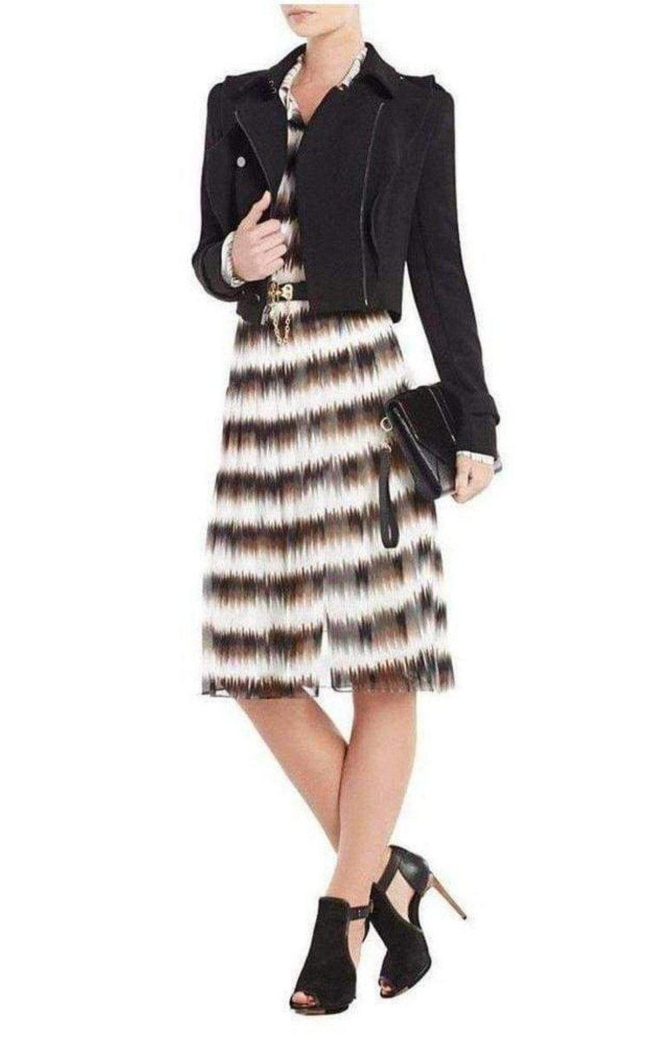 BCBGMAXAZRIA Black Fay Ruffled Military Jacket - Runway Catalog