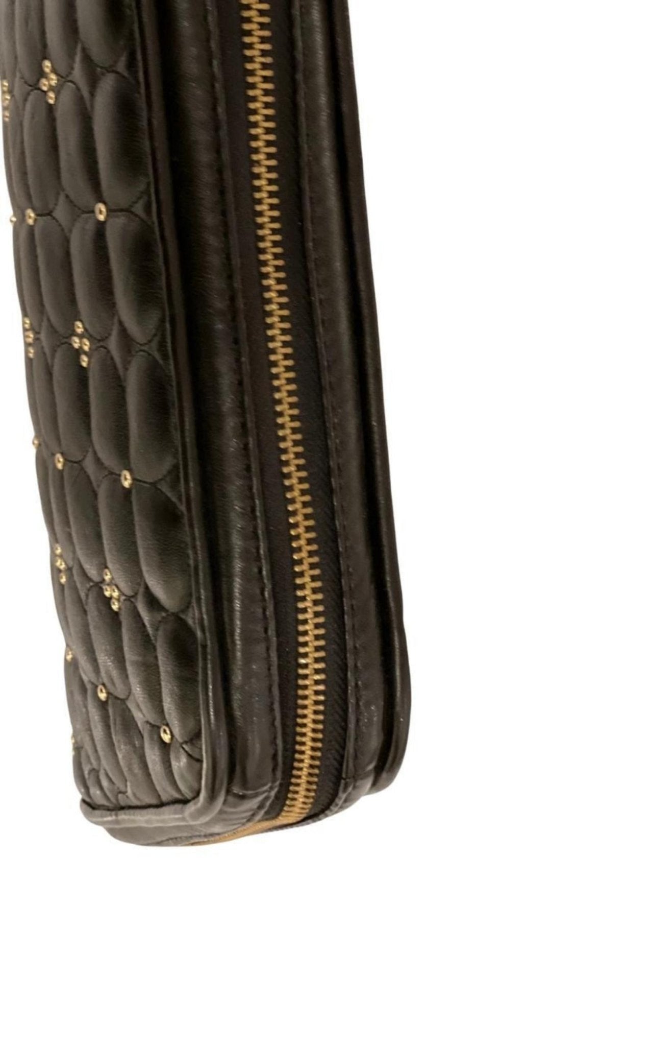 BCBGMAXAZRIA Black Leather Clutch - Runway Catalog
