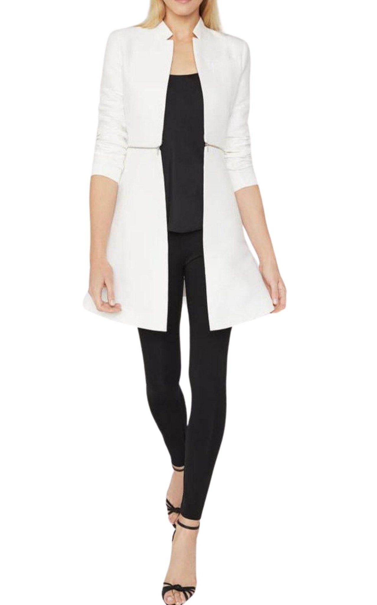 BCBGMAXAZRIA Black Mason Cropped Skinny Pants - Runway Catalog