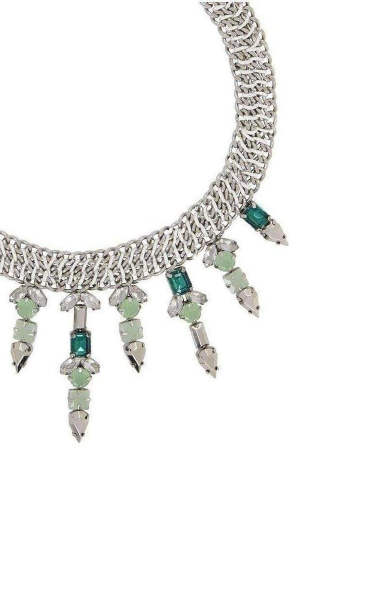 BCBGMAXAZRIA Blue Stone Drop Necklace - Runway Catalog