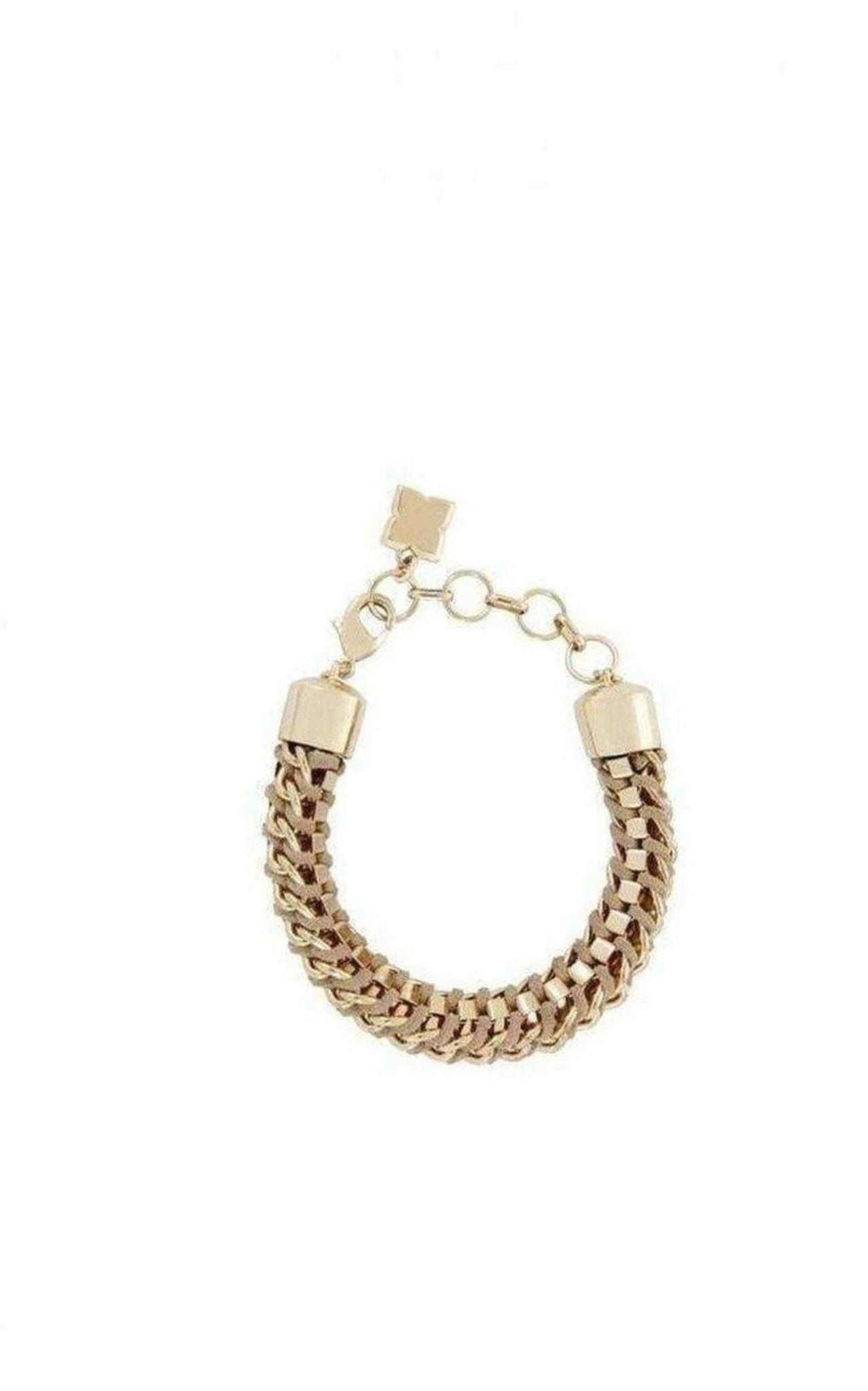 BCBGMAXAZRIA Box Beige Chain Bracelet - Runway Catalog