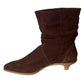 Brown Leather Boots BCBGMAXAZRIA