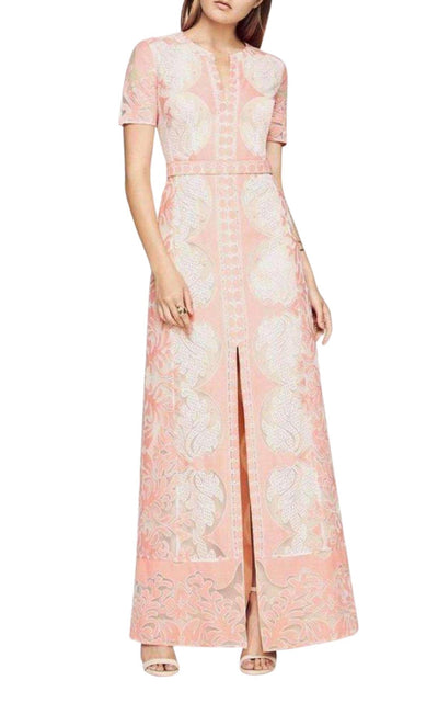 BCBGMAXAZRIA Cailean Short Sleeve Lace Dress - Runway Catalog