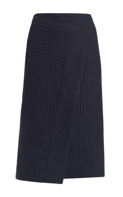 BCBGMAXAZRIA Camila Denim Cotton Skirt - Runway Catalog