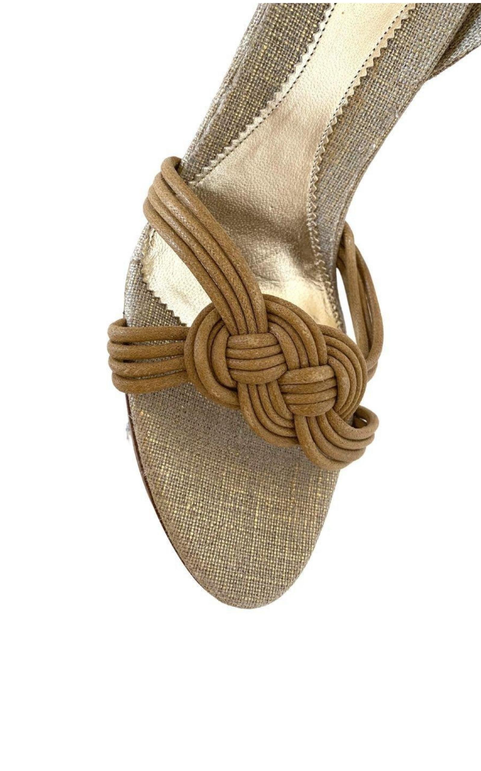 Canvas Wedge Sandal BCBGMAXAZRIA