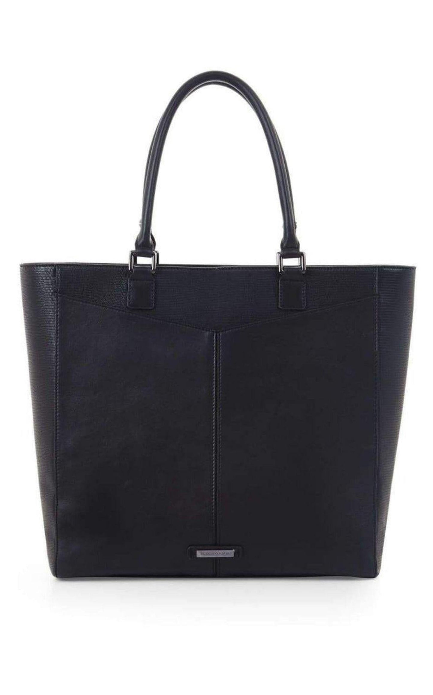 Casey Black Nappa Leather Tote BCBGMAXAZRIA