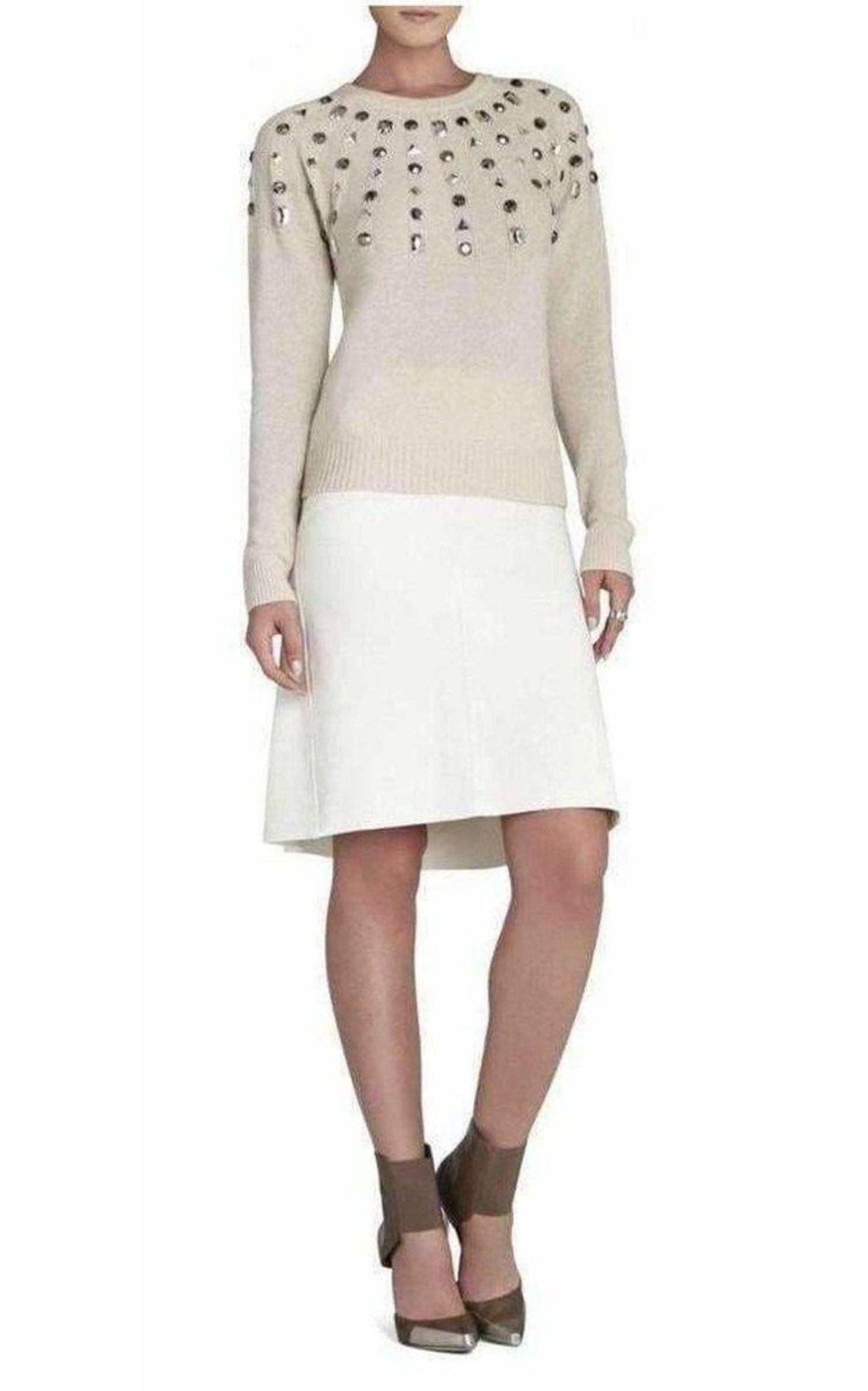 Cashmere Blend Pullover Sweater BCBGMAXAZRIA