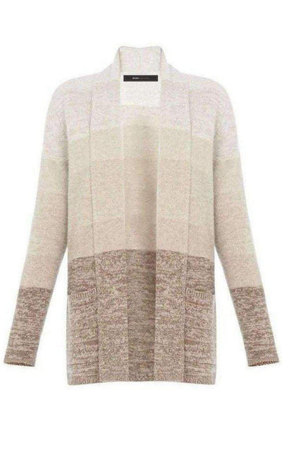 Cashmere Ginata Ombre Shawl Collar Cashmere Blend Cardigan BCBGMAXAZRIA