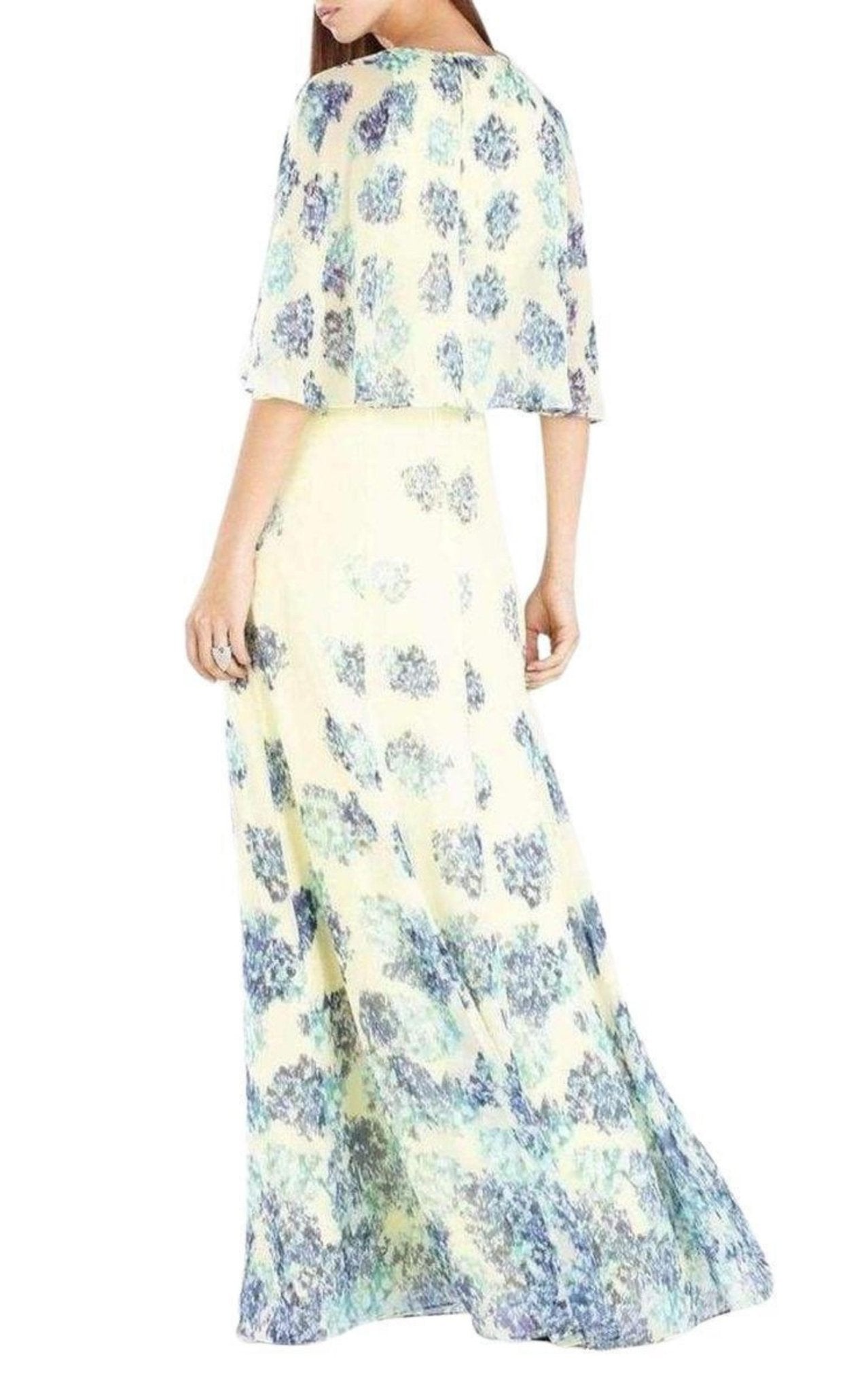 BCBGMAXAZRIA Cassondra Round Neck Top Tier Dress - Runway Catalog