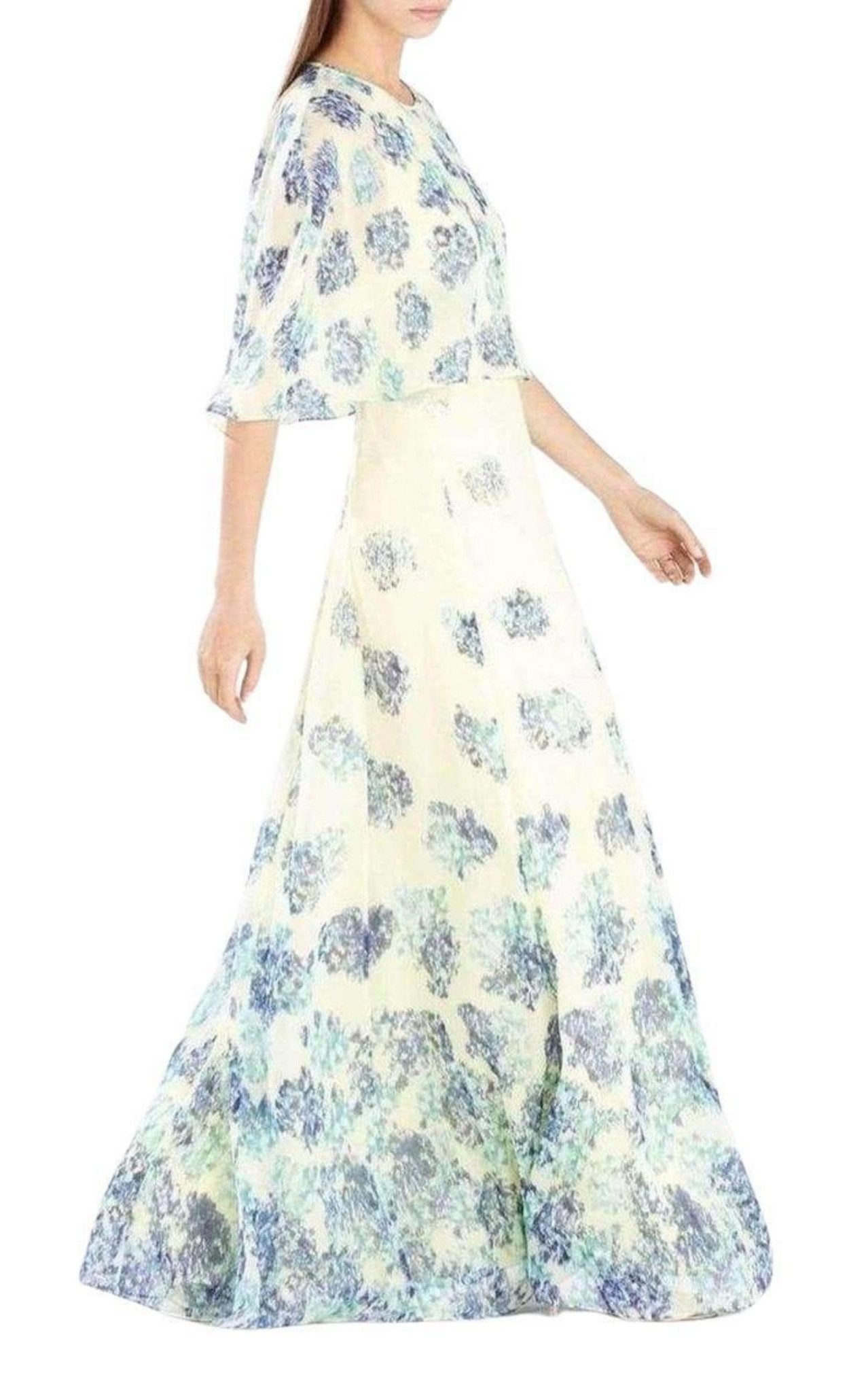 BCBGMAXAZRIA Cassondra Round Neck Top Tier Dress - Runway Catalog