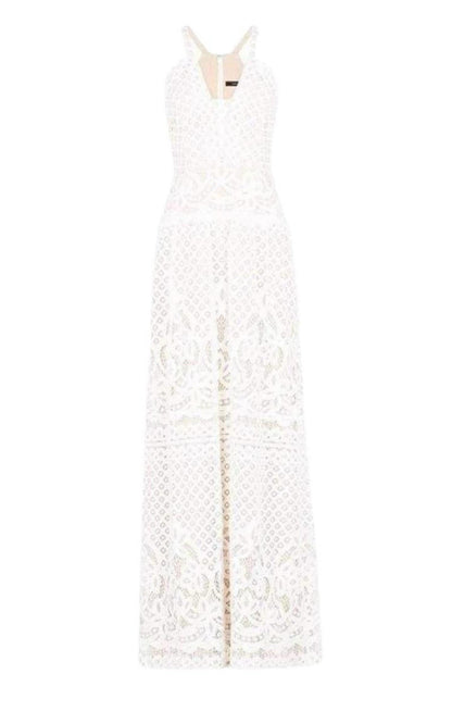 Christel Floral Lace Gown BCBGMAXAZRIA