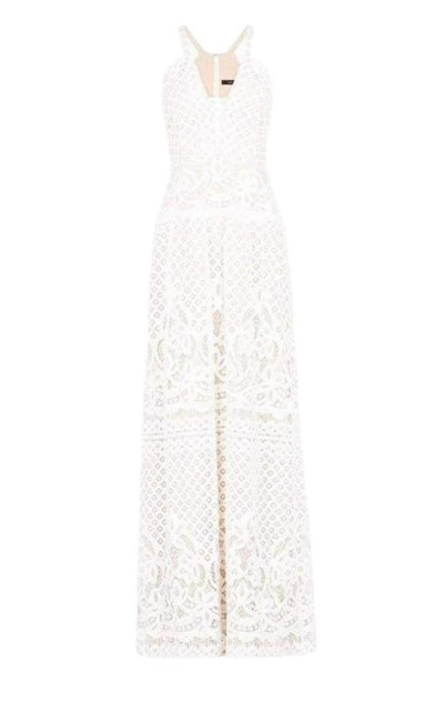 BCBGMAXAZRIA Christel Floral Lace Gown - Runway Catalog
