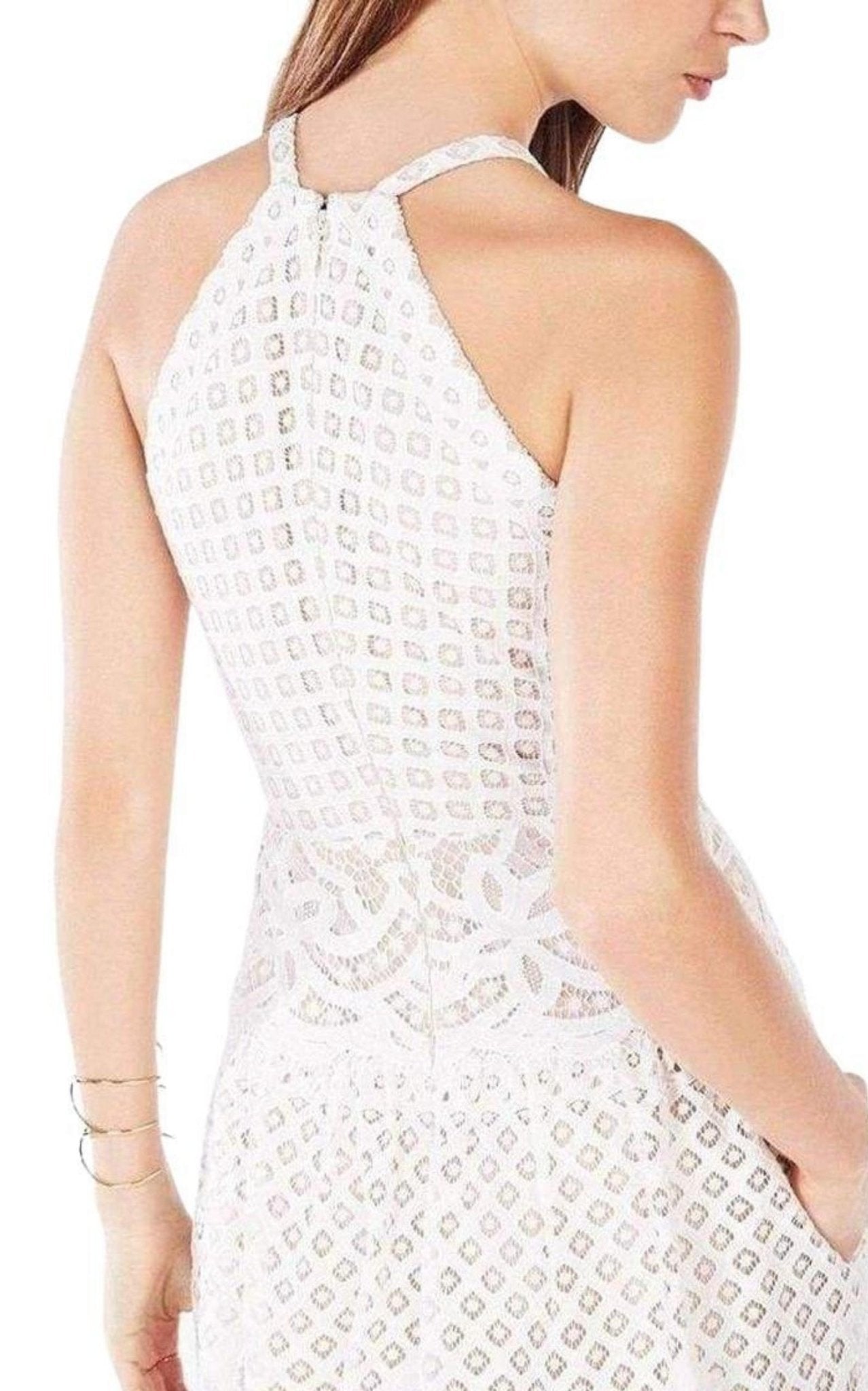 BCBGMAXAZRIA Christel Floral Lace Gown - Runway Catalog